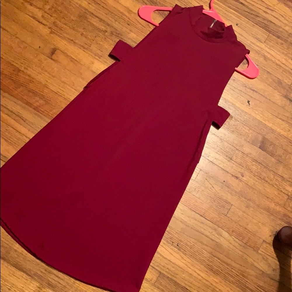 Burgundy Sexy Dress